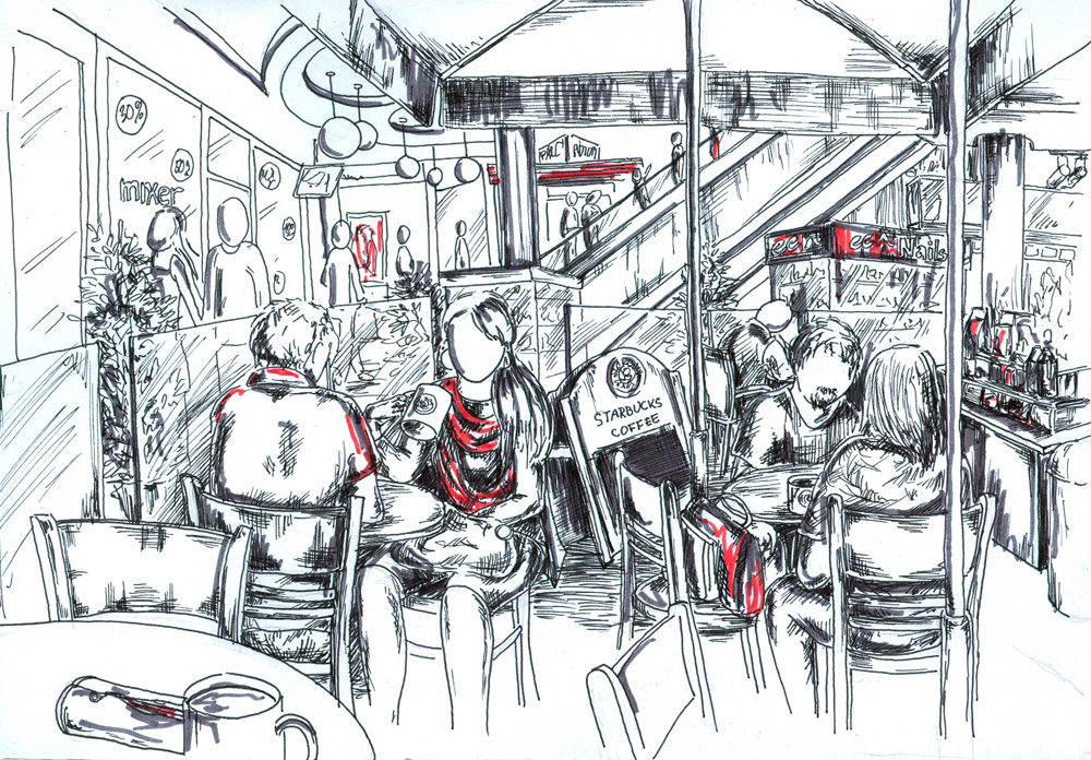 starbucks coffee (Palladium)